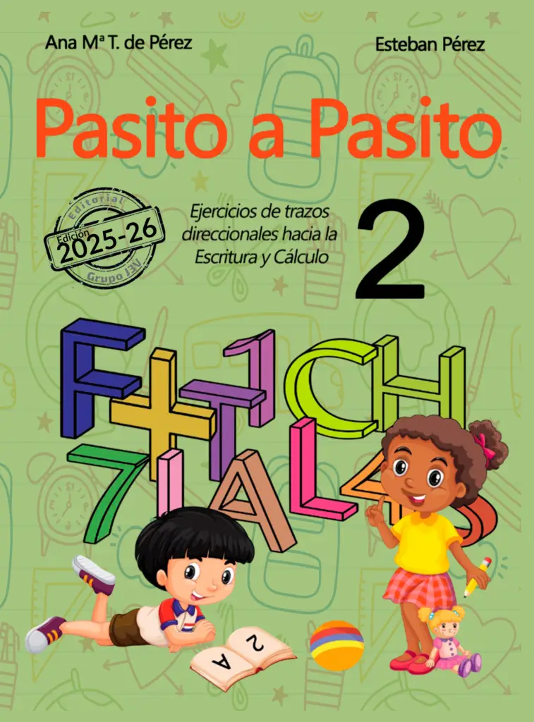 Pasito a Pasito 2, de la colección educativa 'Pasito a Pasito', ideal para el aprendizaje temprano en niños."