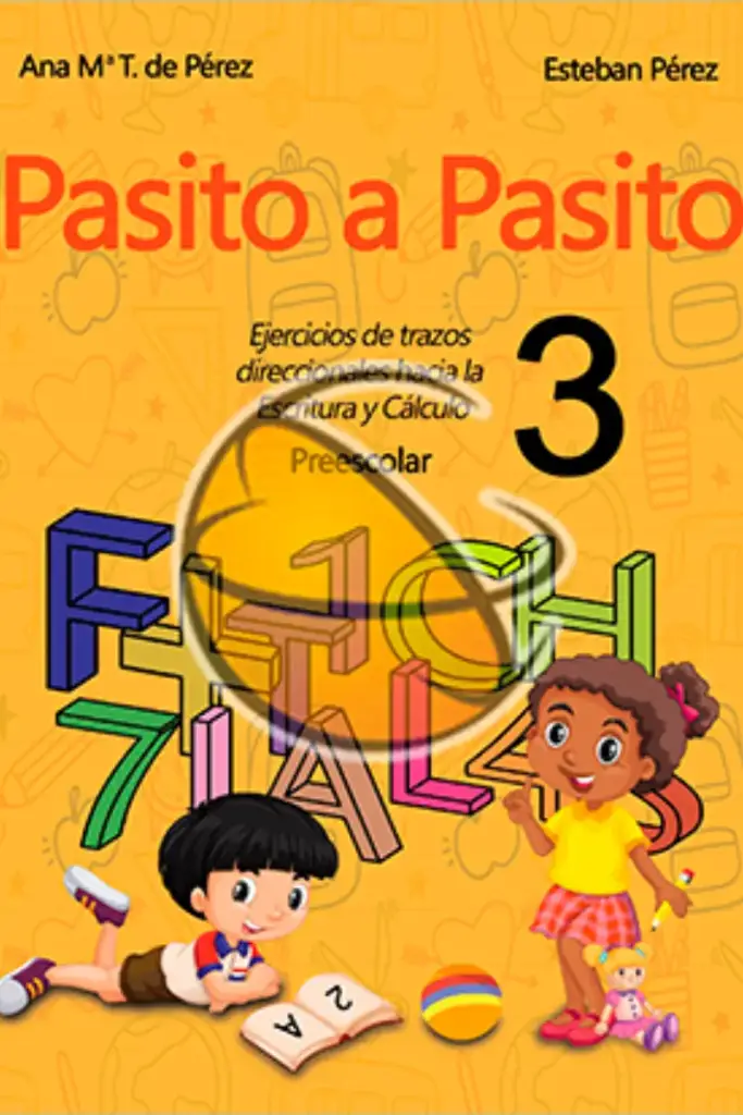 Pasito a Pasito 3', perfecto para introducir a los niños en la lectura y el cálculo en español.