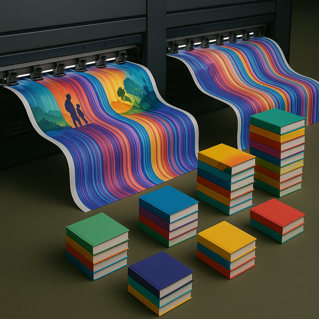 Impresión de libros, cuentos y revistas