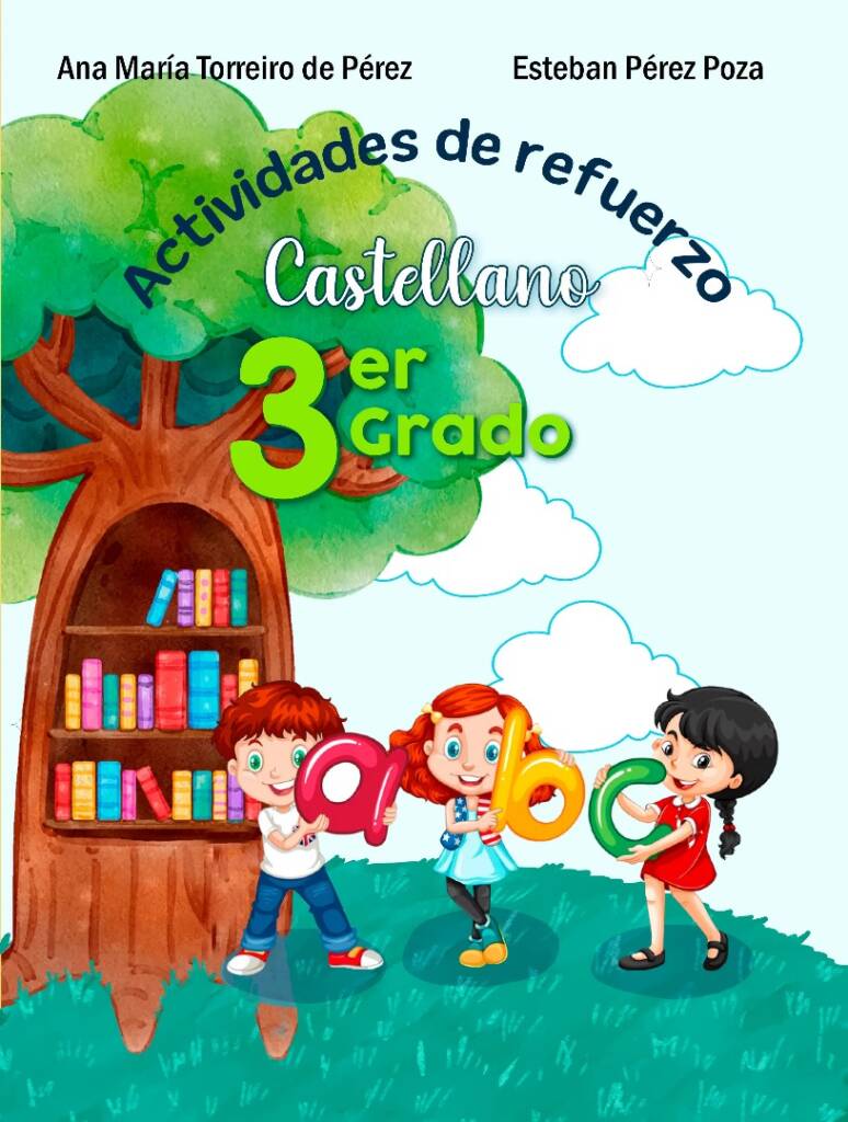Portada de la Guía de Refuerzo de Castellano 3er Grado para educación primaria