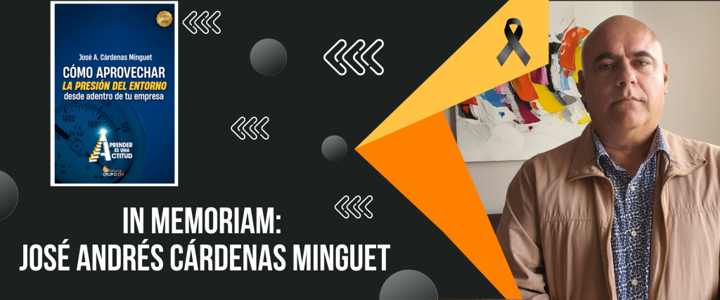 Retrato de JOSÉ ANDRÉS CÁRDENAS MINGUET, autor recordado por Grupo J3V.