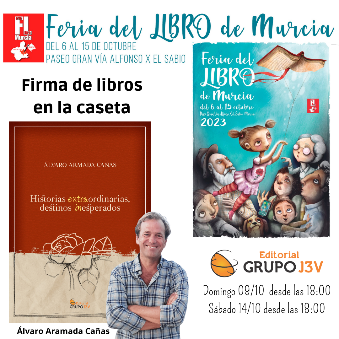 Firma de libros - Álvaro Armada - Caseta Grupo J3V