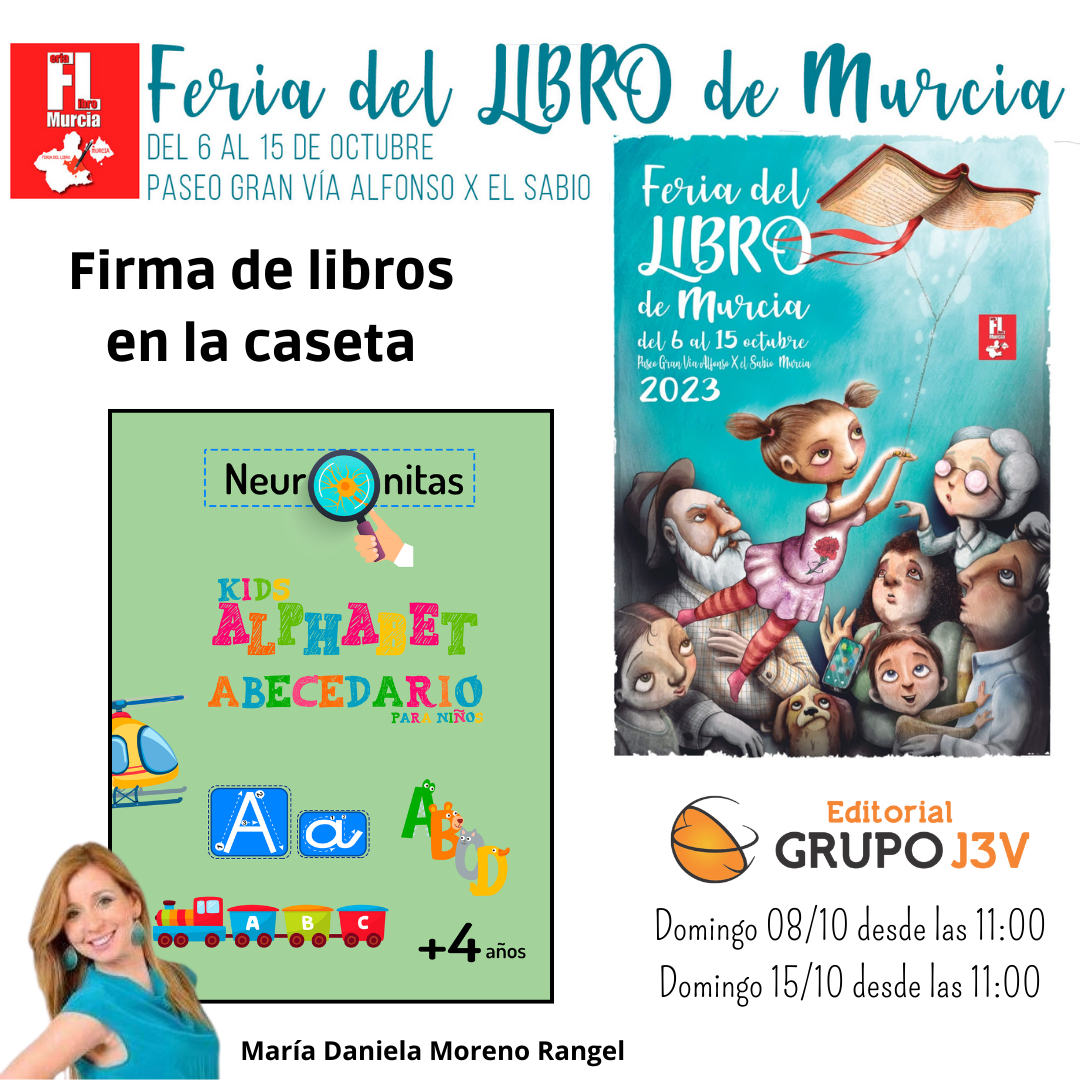 Firma de libros - Maria Daniela Moreno Rangel - Caseta Grupo J3V