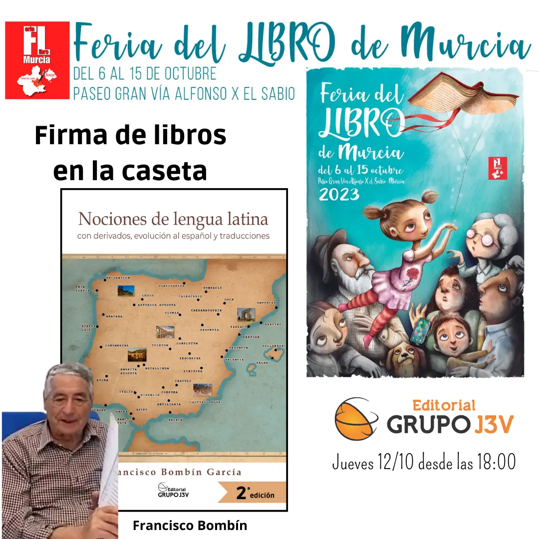 Firma de libros - Francisco Bombín García - Caseta Grupo J3V