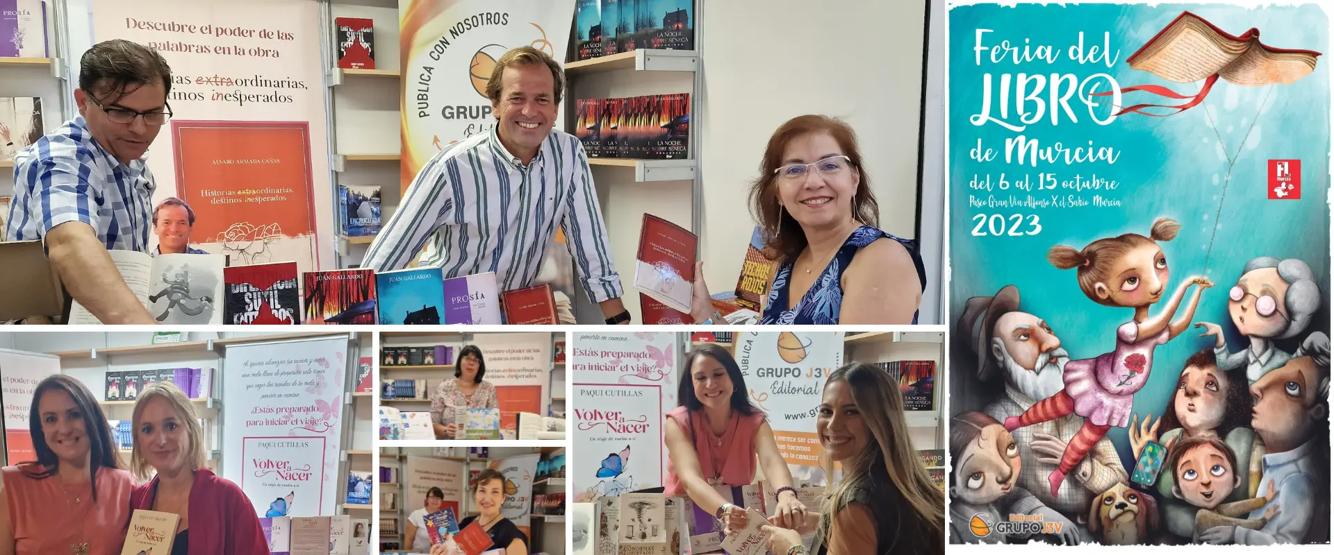 Feria del Libro Murcia Grupo J3V