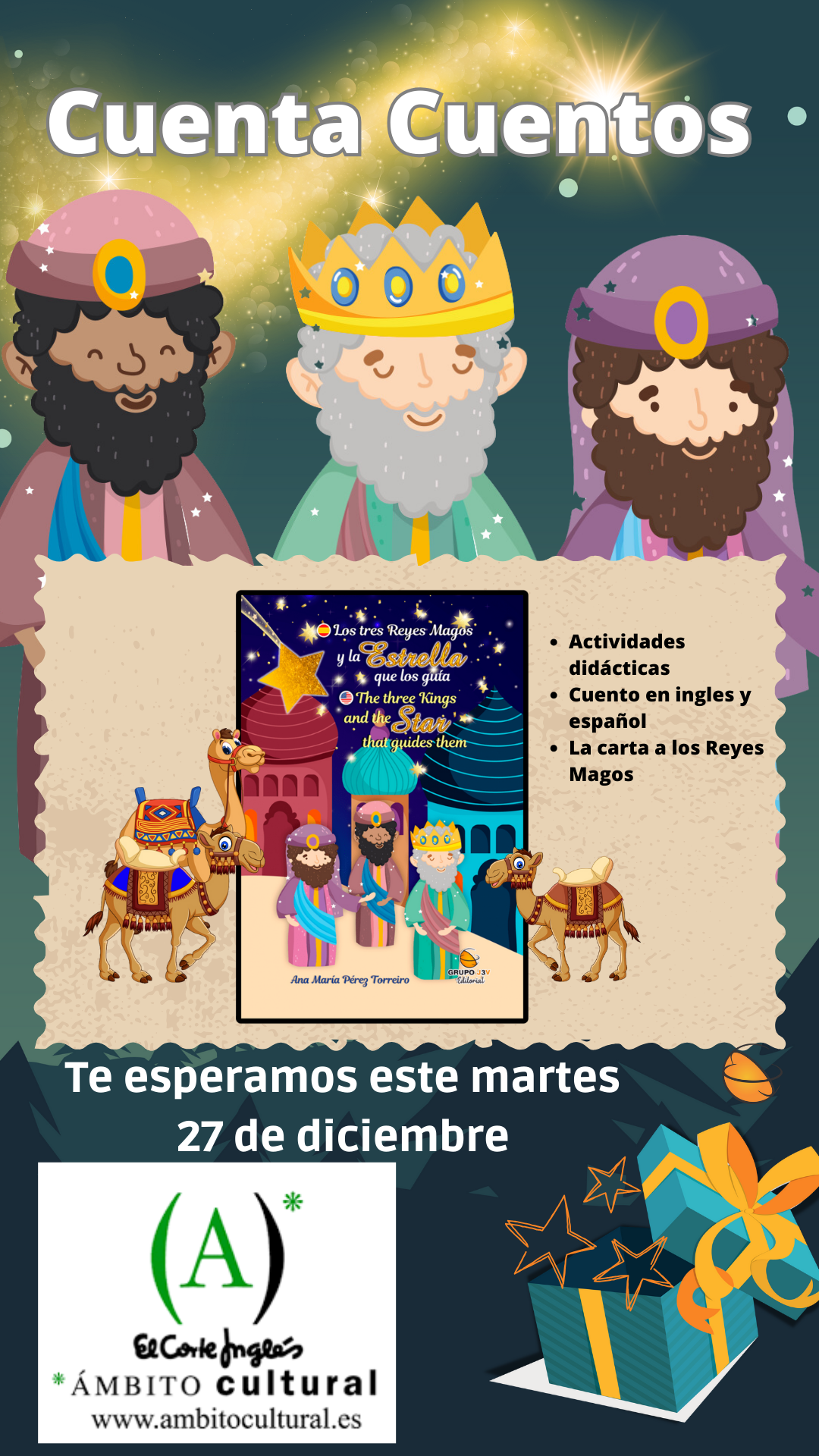 Evento Único en Murcia: Escribe tu Carta a los Reyes Magos en El Corte Inglés - ¡Familias Bienvenidas!