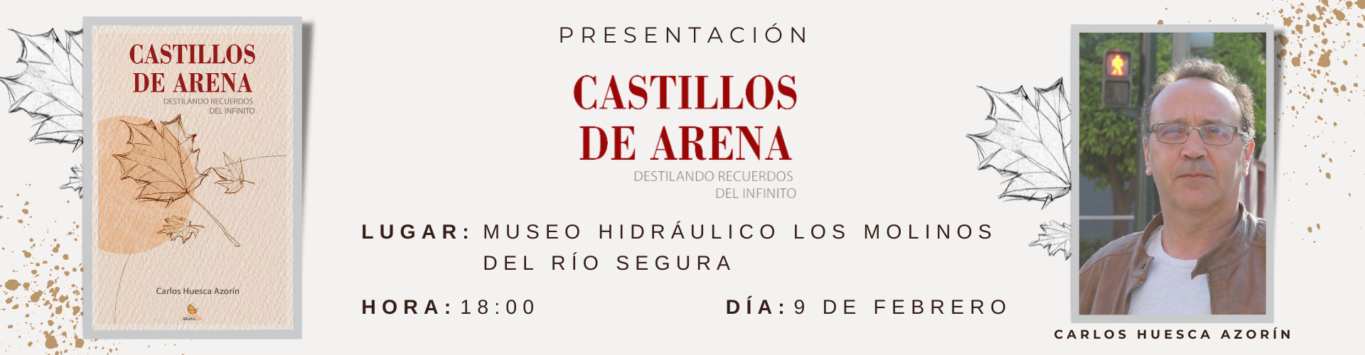 Invitación al Lanzamiento del Libro "Castillos de Arena"