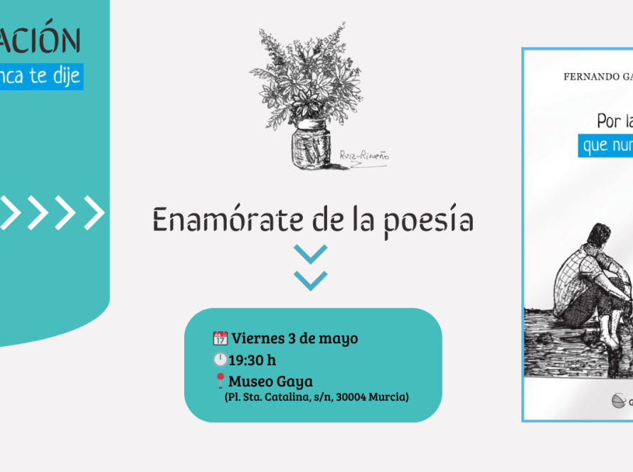 Fernando García-Morcillo y Francisco Ruiz Risueño en el evento de lanzamiento de libro en Museo Gaya, Murcia