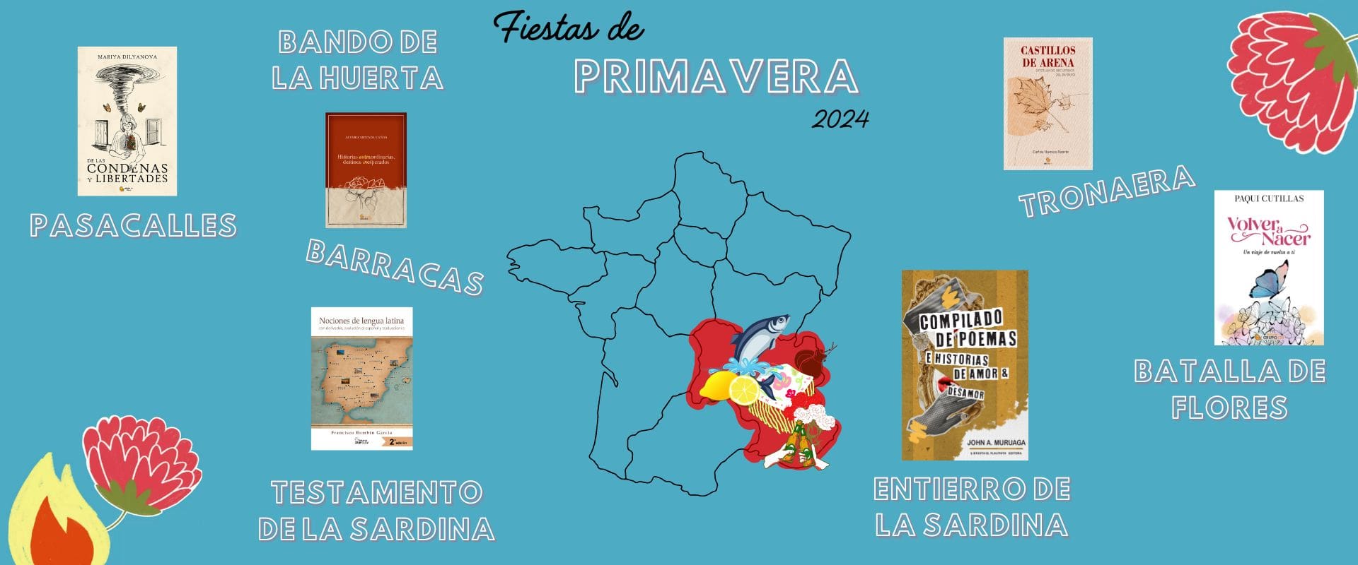 Celebración Literaria en las Fiestas de Primavera de Murcia
