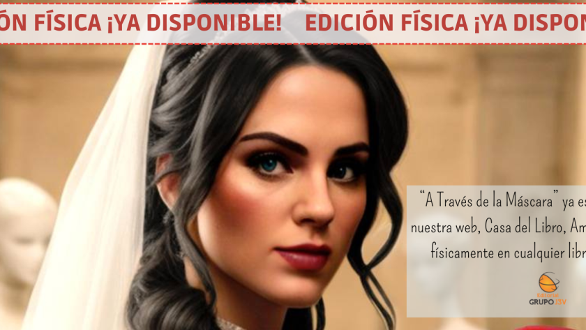 "A Través de la Máscara - Portada del Libro"