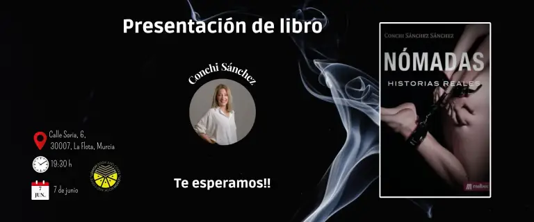 Evento literario NÓMADAS de Conchi Sánchez en Murcia