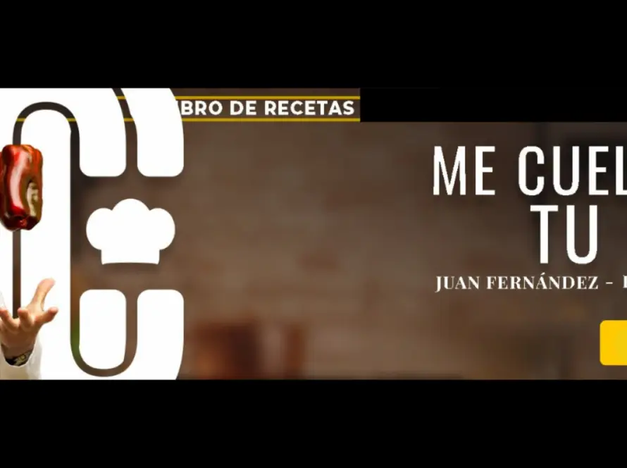 Portada del recetario 'Me Cuelo Hasta tu Cocina' de Juan Fernández a la venta