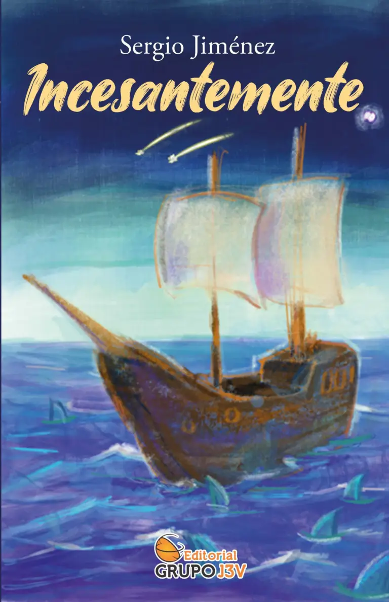 Portada del libro Incesantemente de Sergio Jiménez Montoro, obra poética sobre superación personal