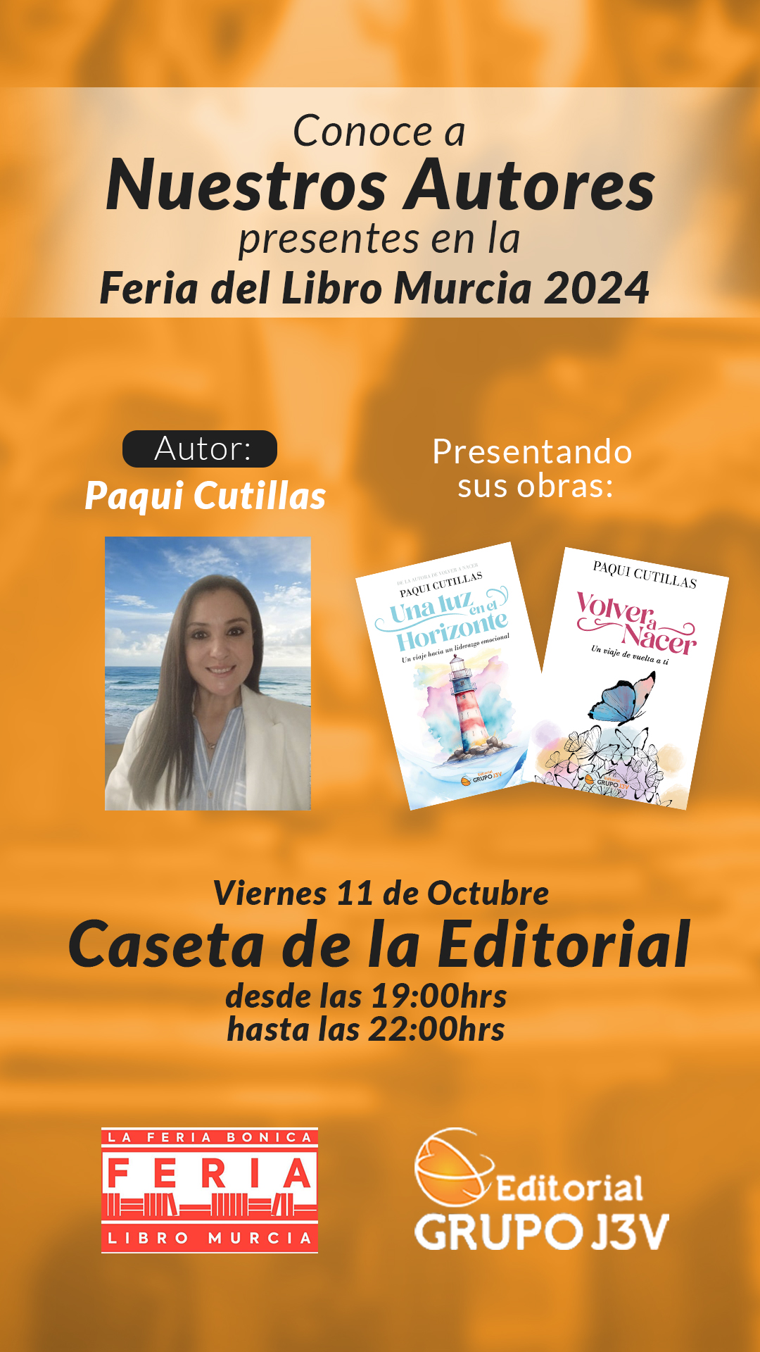 Presentación de los libros de Paqui Cutillas en la Feria del Libro Murcia 2024