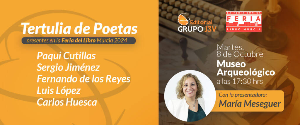 Tertulia de Poetas en la Feria del Libro Murcia 2024