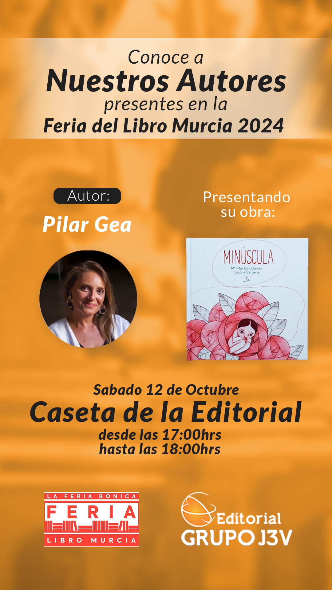 Presentación de "Minúscula" de Pilar Gea en la Feria del Libro Murcia 2024
