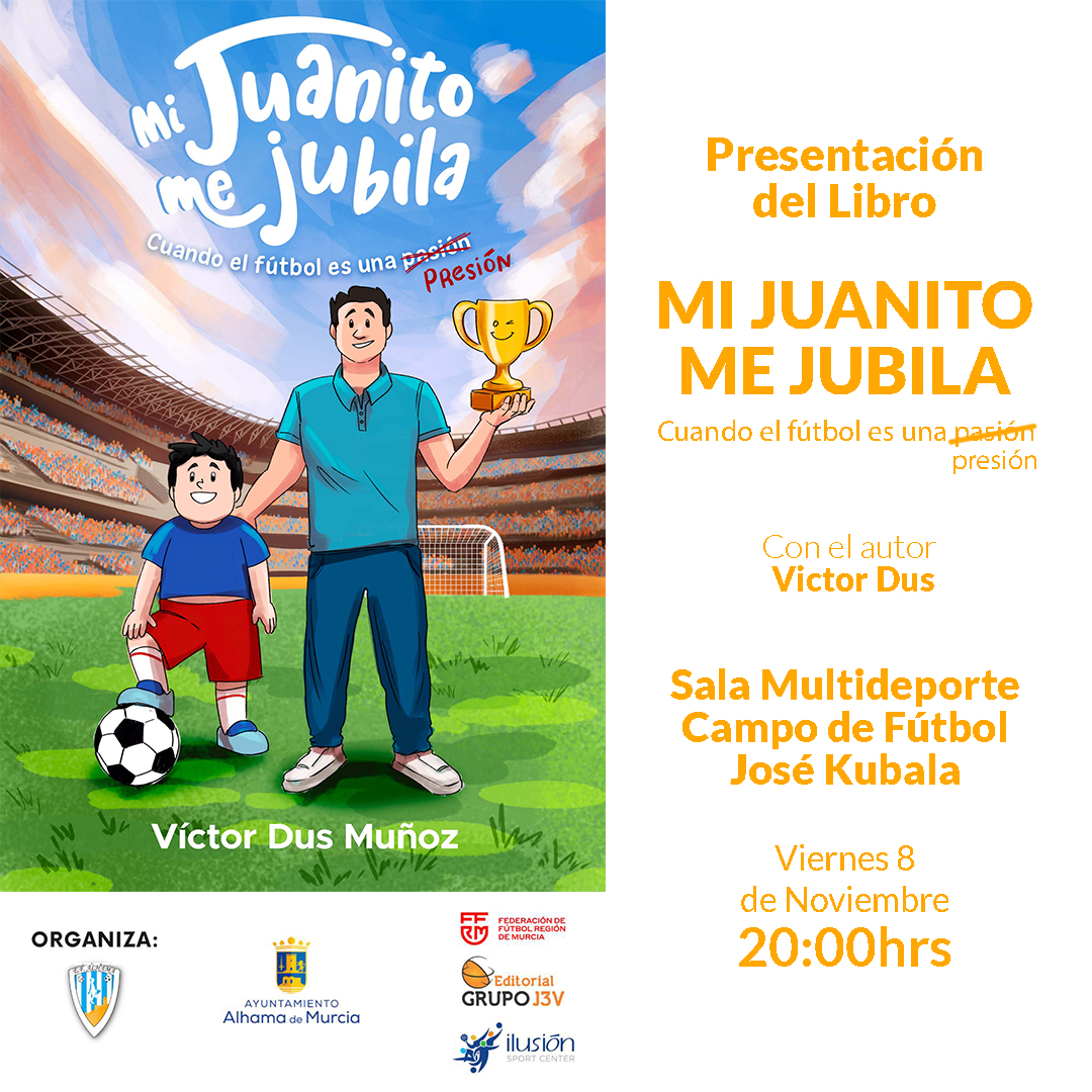 Presentación del Libro "Mi Juanito me Jubila" con Víctor Dus en Alhama de Murcia