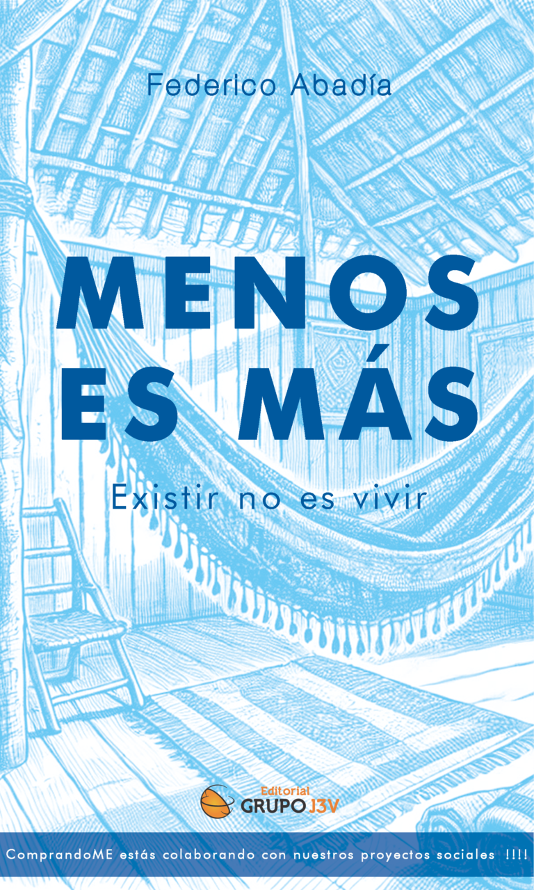 Portada de Menos es Más de Federico Abadía Hernández, un libro sobre minimalismo y filosofía estoica.