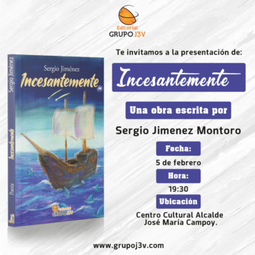 Presentación del Libro Incesantemente de Sergio Jiménez Montoro