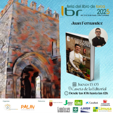 Presentación de Me cuelo hasta tu cocina con Juan Fernández | Feria del Libro de Lorca 2025