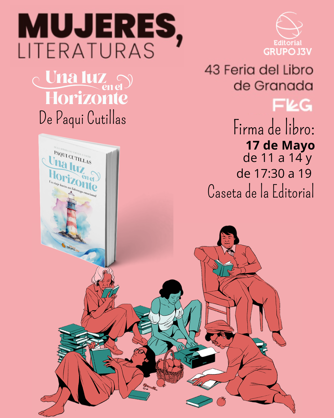 Firma de libros: Una luz en el horizonte en la Feria del Libro de Granada
