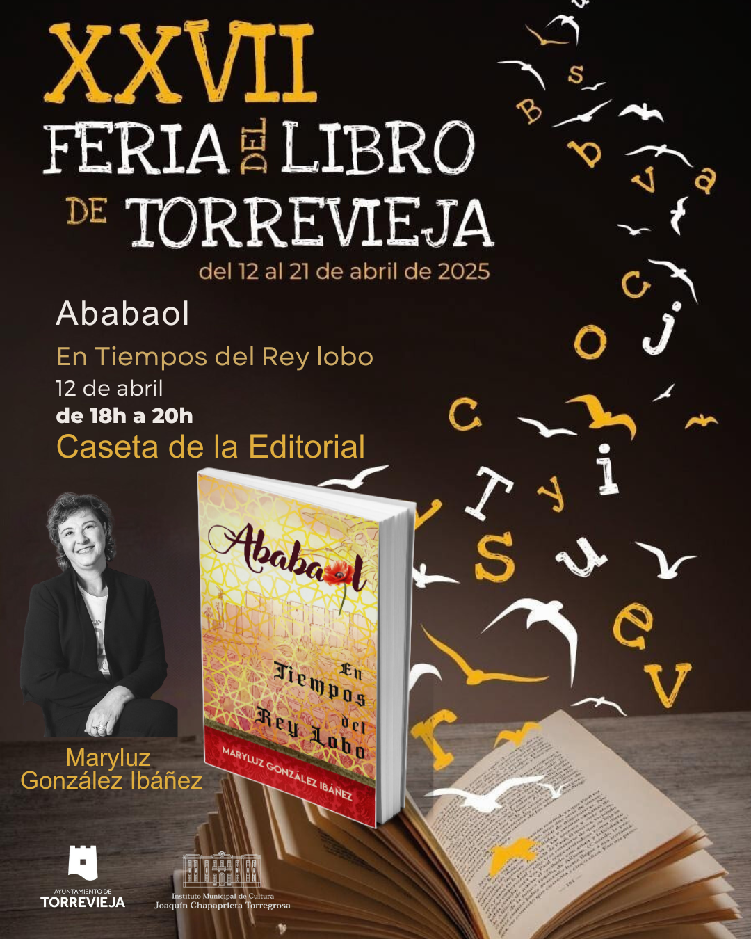 Firma del libro Ababaol. En tiempos del Rey Lobo – Feria del Libro de Torrevieja