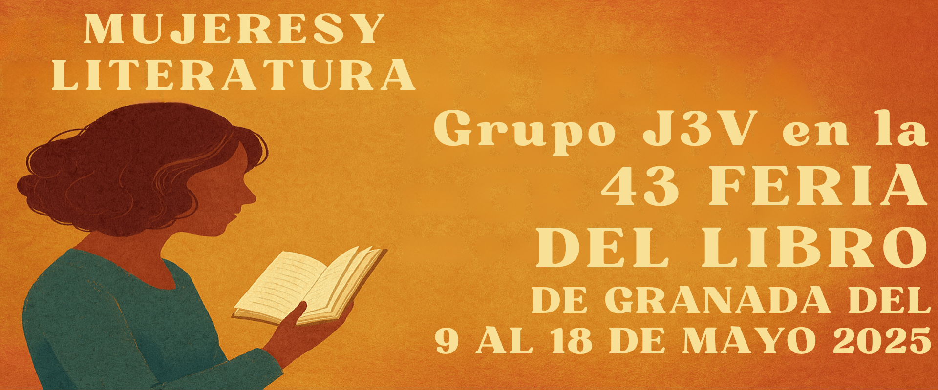 Presentación de libros de autores de Grupo J3V en la Feria del Libro de Granada 2025