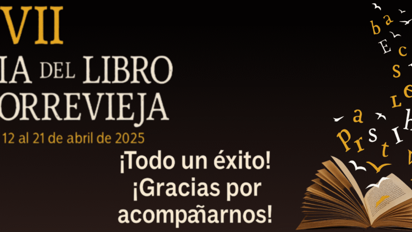 Imagen resumen de la participación de Grupo J3V en la Feria del Libro de Torrevieja 2025