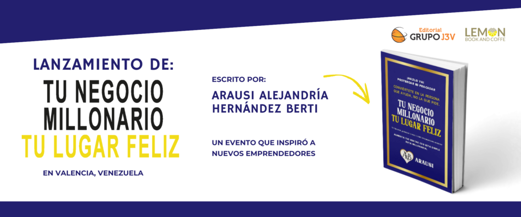 Presentación del libro Tu Negocio Millonario en Lemon Book and Coffe, Valencia Venezuela