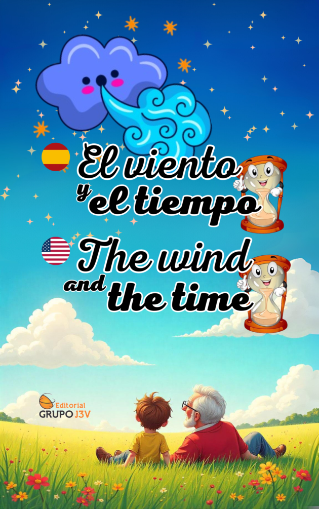 📌 Libro "El Viento y el Tiempo / The Wind and The Time" - Cuento bilingüe español-inglés que enseña sobre el valor del tiempo y la familia. Editorial Grupo J3V.