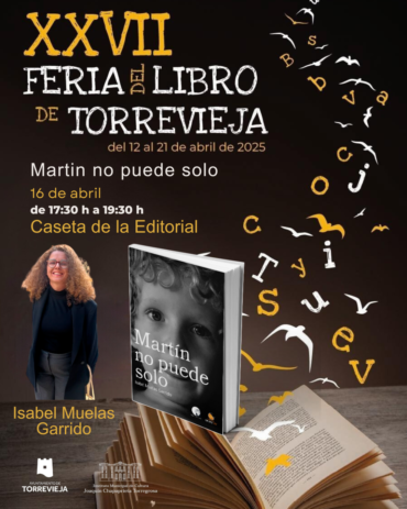 Firma del libro Martín no puede solo – Feria del Libro de Torrevieja