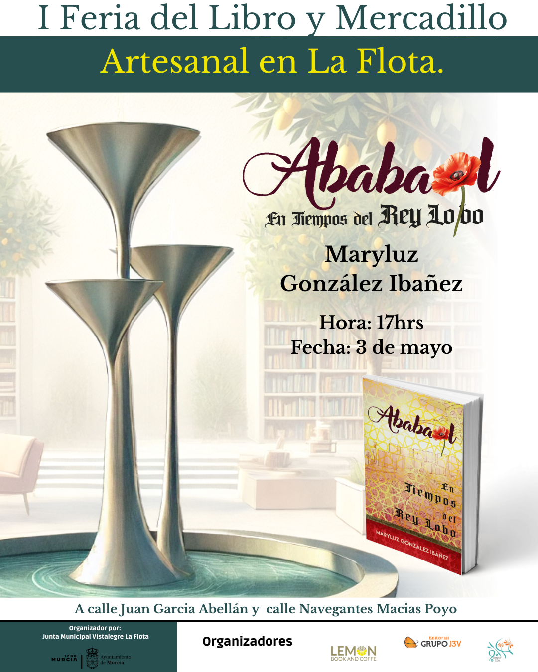 Ababaol – Presentación en la I Feria del Libro y Mercadillo Artesanal de La Flota
