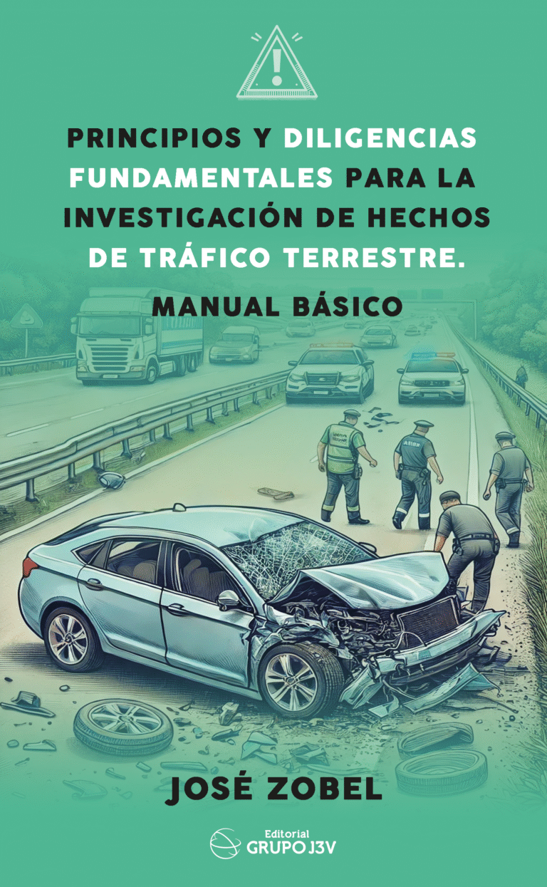 Portada del libro sobre investigación de hechos de tráfico terrestre por José Zobel