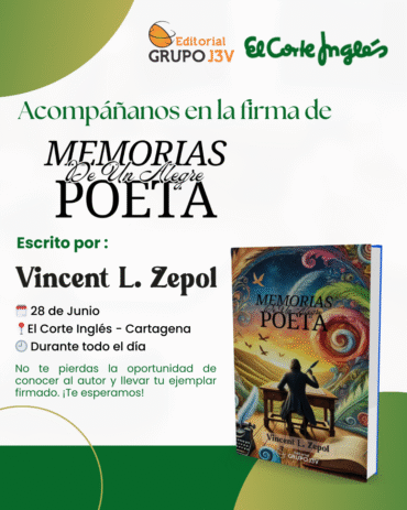 Firma del libro Memorias de un alegre poeta – El Corte Inglés Cartagena