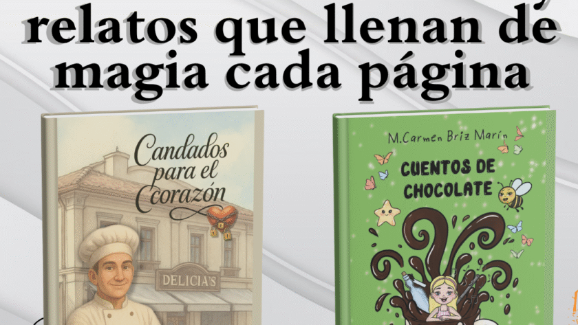 Portadas de Candados para el corazón y Cuentos de Chocolate, novedades editoriales de Grupo J3V