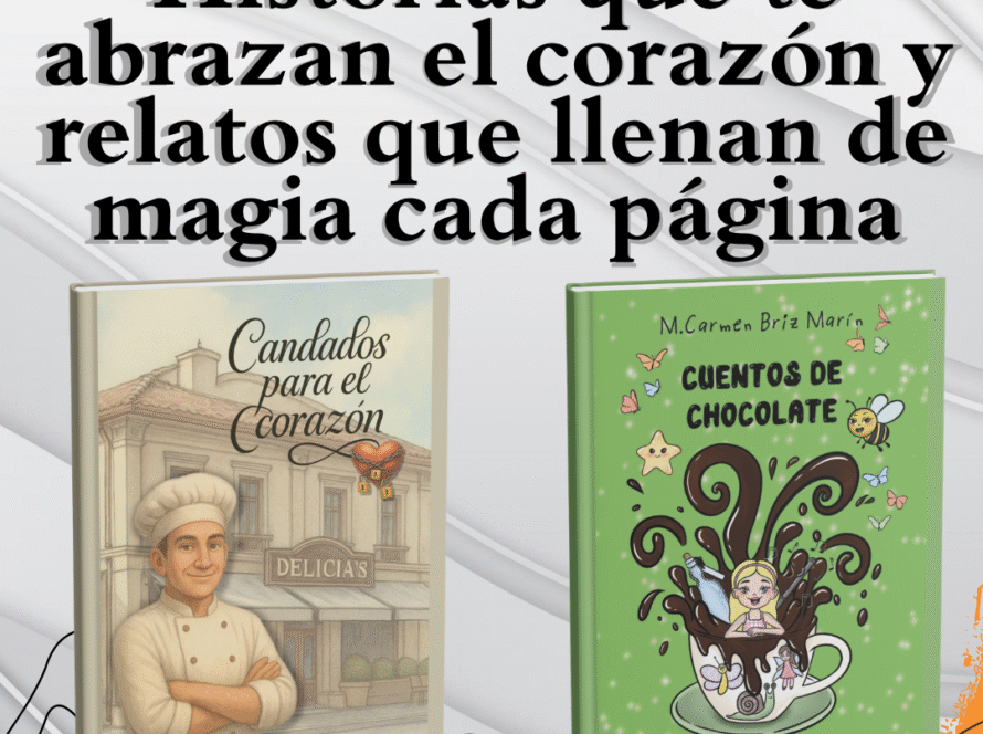 Portadas de Candados para el corazón y Cuentos de Chocolate, novedades editoriales de Grupo J3V
