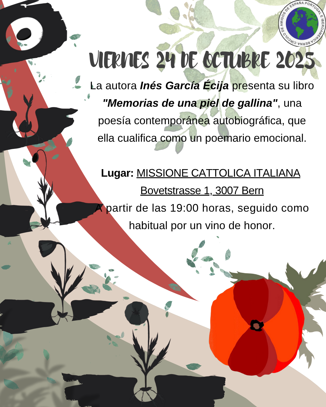 Memorias de una piel de gallina – Presentación en Berna, Suiza