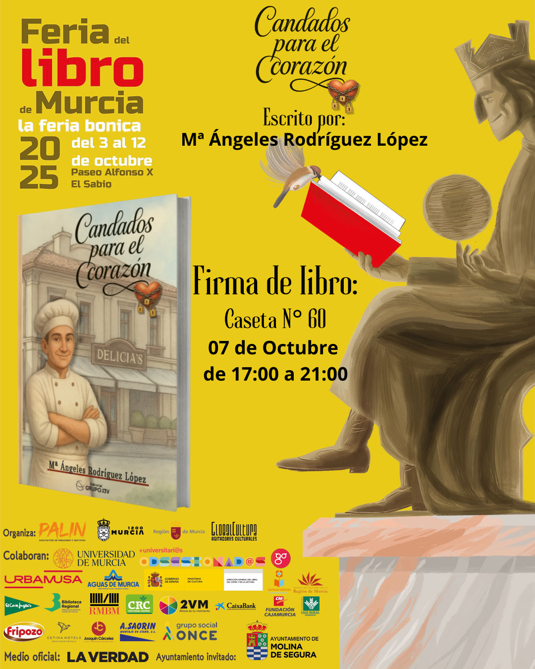 Candados para el corazón – Firma en la Feria del Libro de Murcia 2025