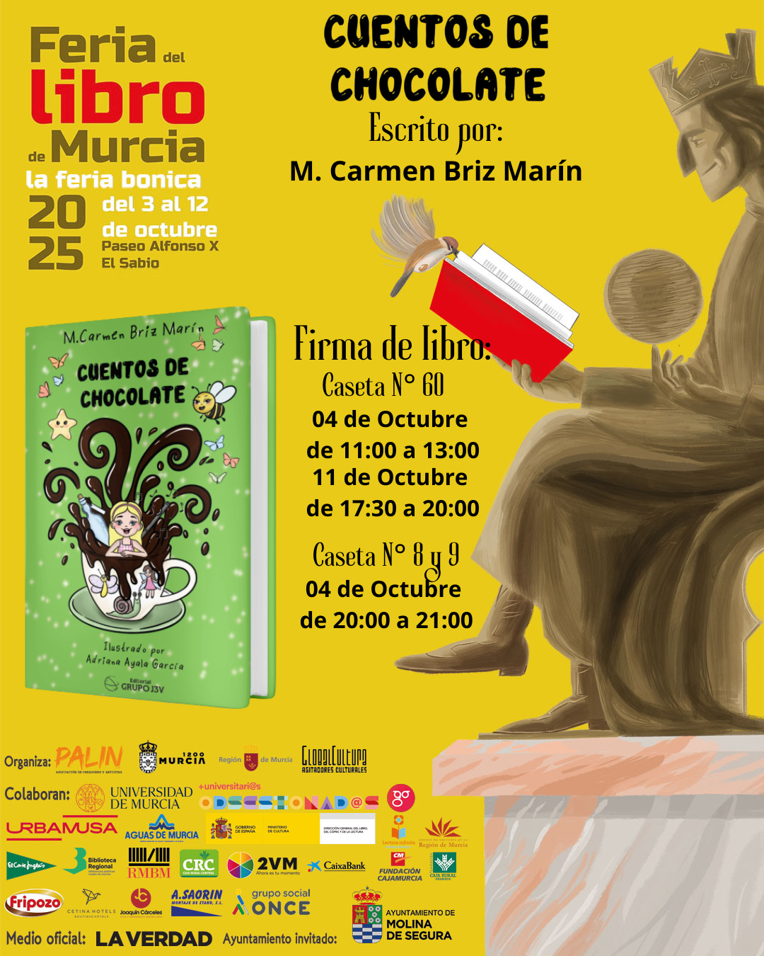 Cuentos de Chocolate – Firma en la Feria del Libro de Murcia 2025