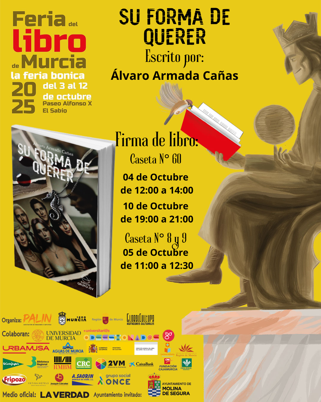 Su forma de querer – Firma en la Feria del Libro de Murcia 2025