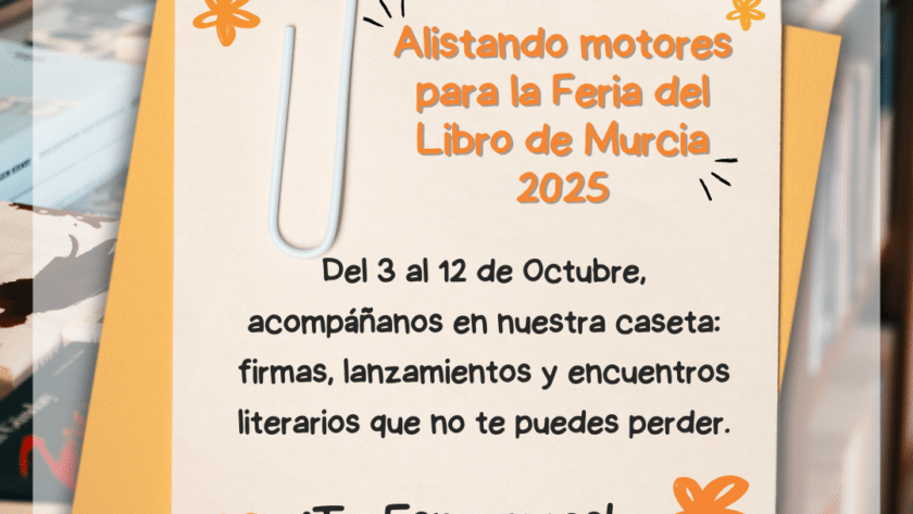 Programación de la Editorial Grupo J3V en la Feria del Libro de Murcia 2025