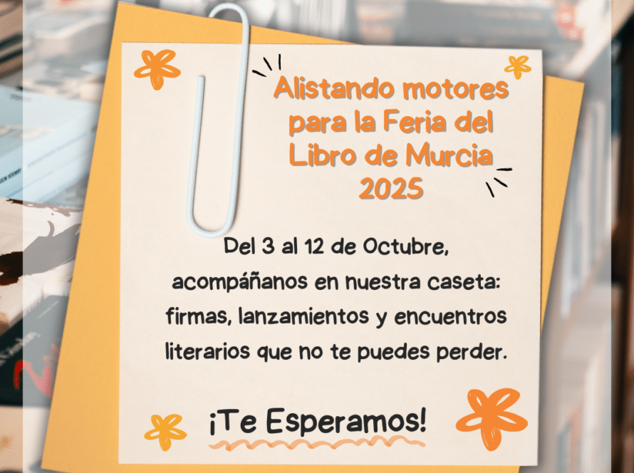 Programación de la Editorial Grupo J3V en la Feria del Libro de Murcia 2025