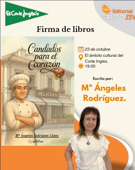 Firma de libro 'CANDADOS PARA EL CORAZÓN' en El Corte Inglés Murcia