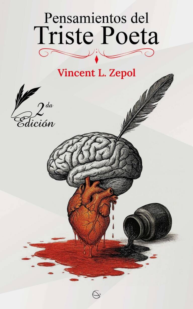 Portada del libro Pensamientos del Triste Poeta, poesía contemporánea