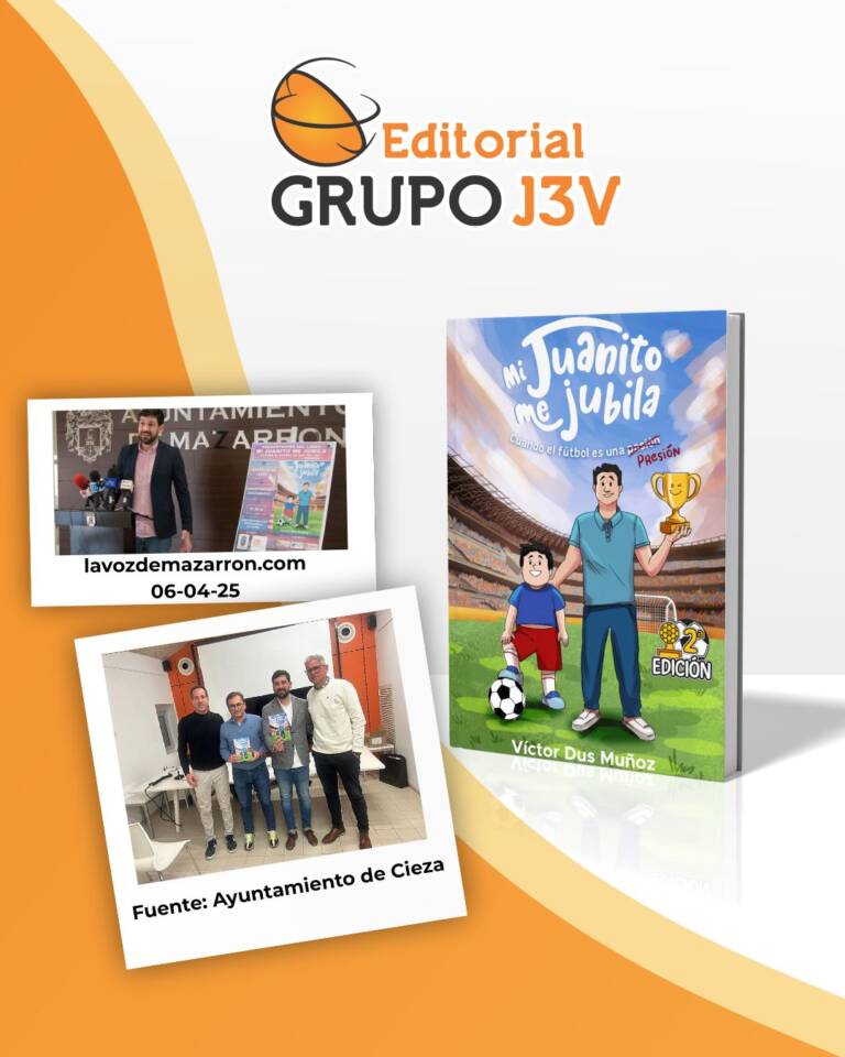 Libro infantil Mi Juanito me jubila de Víctor Dus presentado en actividades culturales y ferias del libro 2025 sobre fútbol infantil y valores educativos