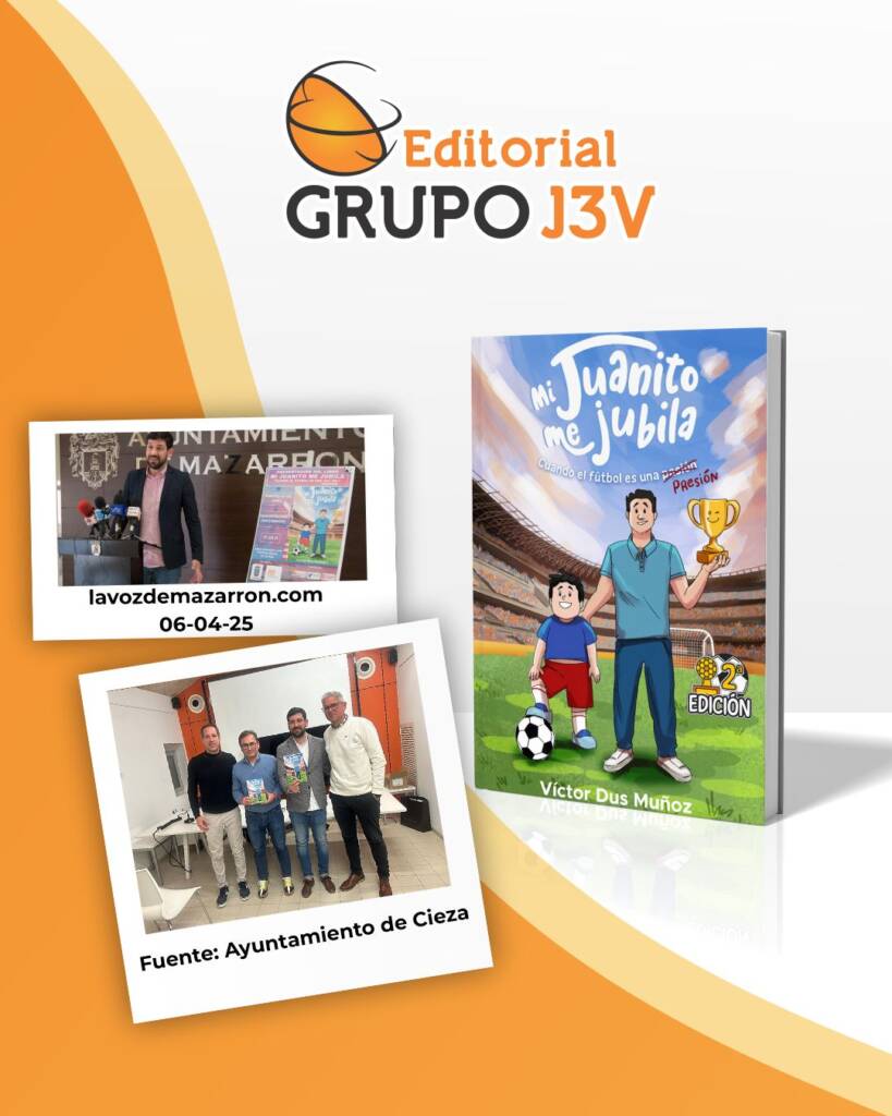 Libro infantil Mi Juanito me jubila de Víctor Dus presentado en actividades culturales y ferias del libro 2025 sobre fútbol infantil y valores educativos