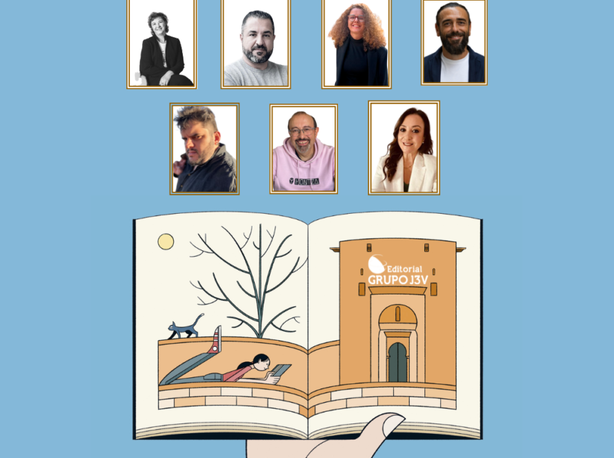 Cartel promocional de la autora Maryluz González en la Feria del Libro de Granada 2026, Caseta 81 de Editorial Grupo J3V