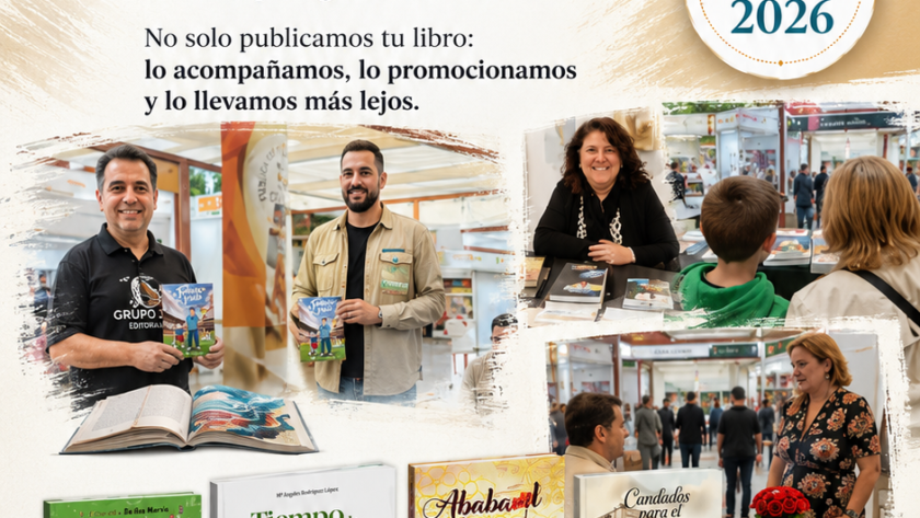 Autores de Editorial Grupo J3V participando en la Feria del Libro de Alicante con sus libros en la caseta 14