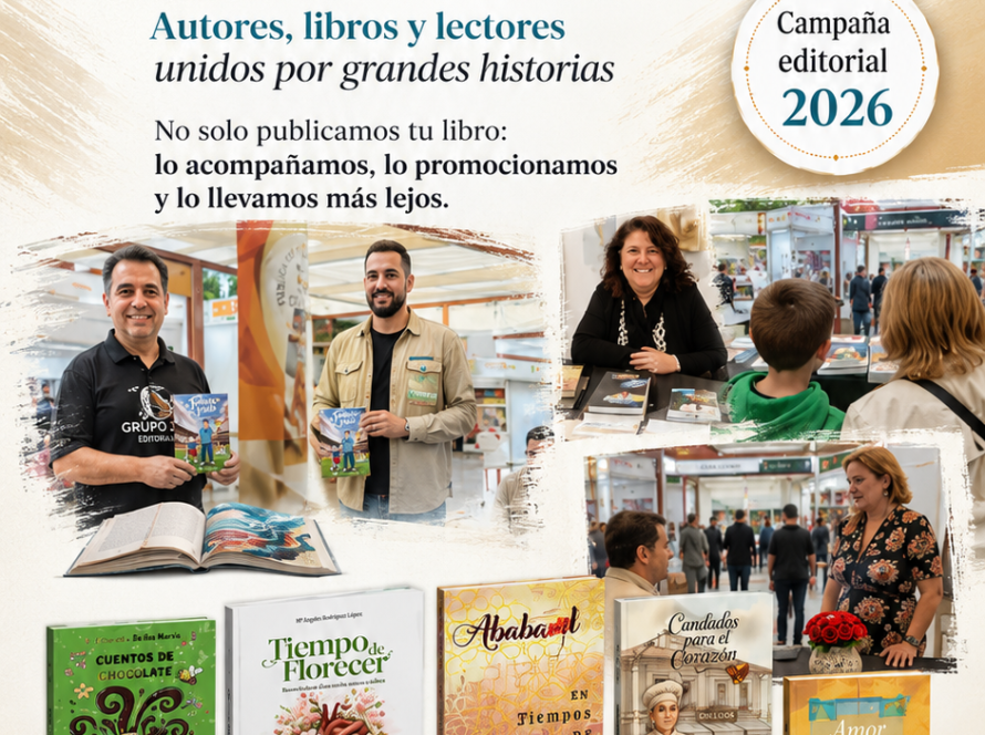 Autores de Editorial Grupo J3V participando en la Feria del Libro de Alicante con sus libros en la caseta 14