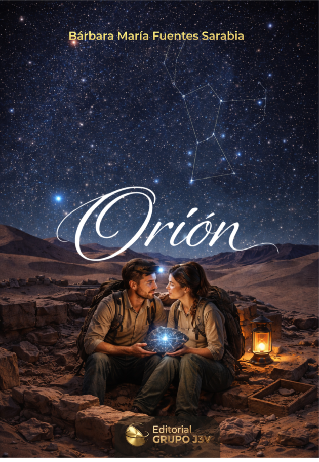 Portada de Orión, novela de Bárbara Fuentes sobre amor, secretos, viajes y la constelación de Orión